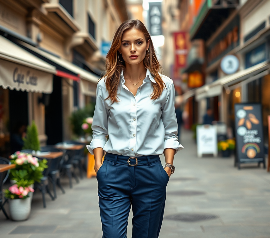 inthepast.org.uk | Les incontournables : tops à privilégier pour le pantalon bleu marine femme