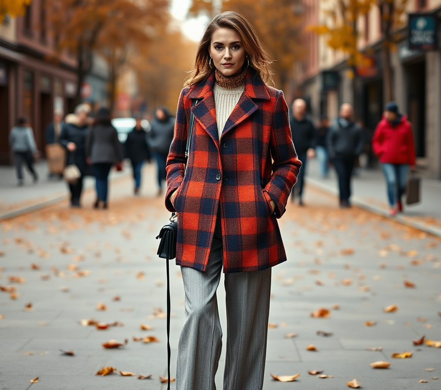 inthepast.org.uk | Les manteaux à carreaux : un choix tendance avec un pantalon large